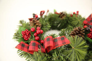 Pre Decorated Wreath - Red Berry