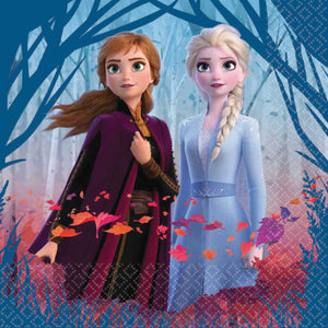 Frozen party supplies - napkins with Anna and Elsa