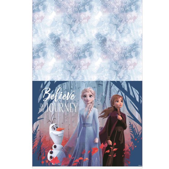 Frozen paper table cover