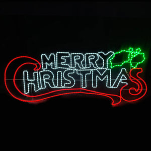 100cm Merry Christmas LED Sign