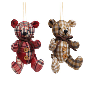 Fabric Hanging Teddy