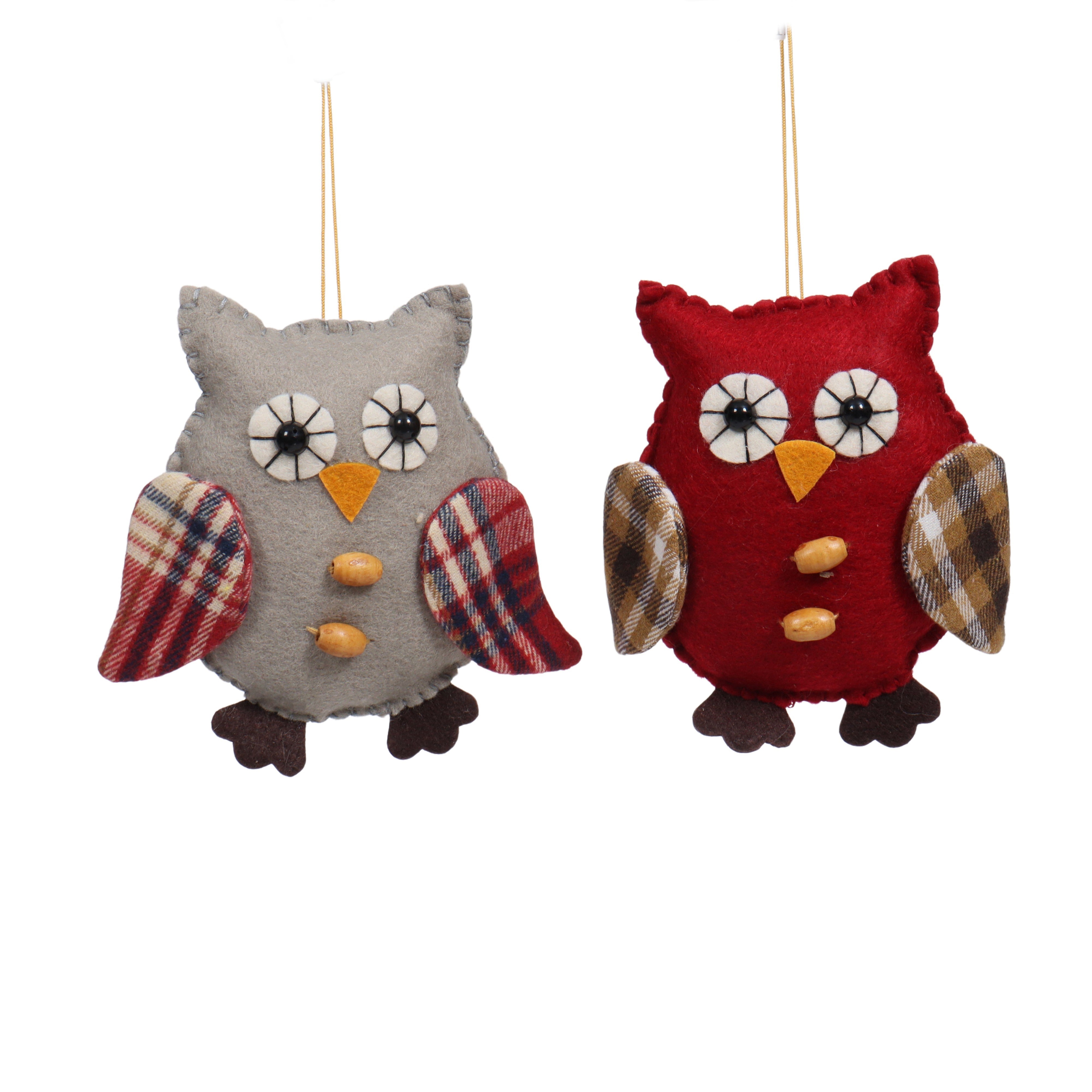 Fabric Hanging Owl