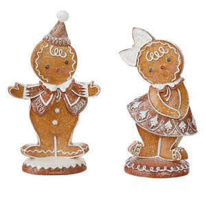 girl and boy gingerbread set