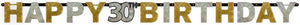 Sparkling Celebration 30th Jointed Banner Jumbo