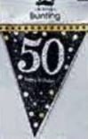 50TH Party Pennant Bunting