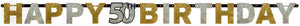Sparkling Celebration 50th Jointed Banner Jumbo