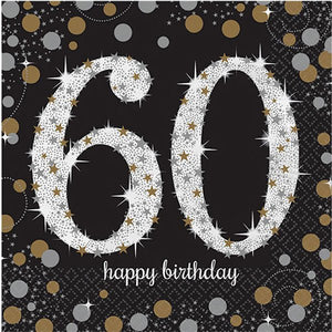 60TH Party Napkins