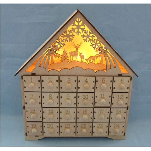 Laser Cut Advent House