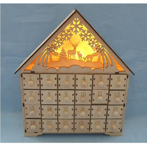 Laser Cut Advent House