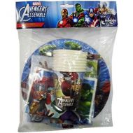 The Avengers party supplies - 40 piece party pack with cups, plates, napkins and goody bags