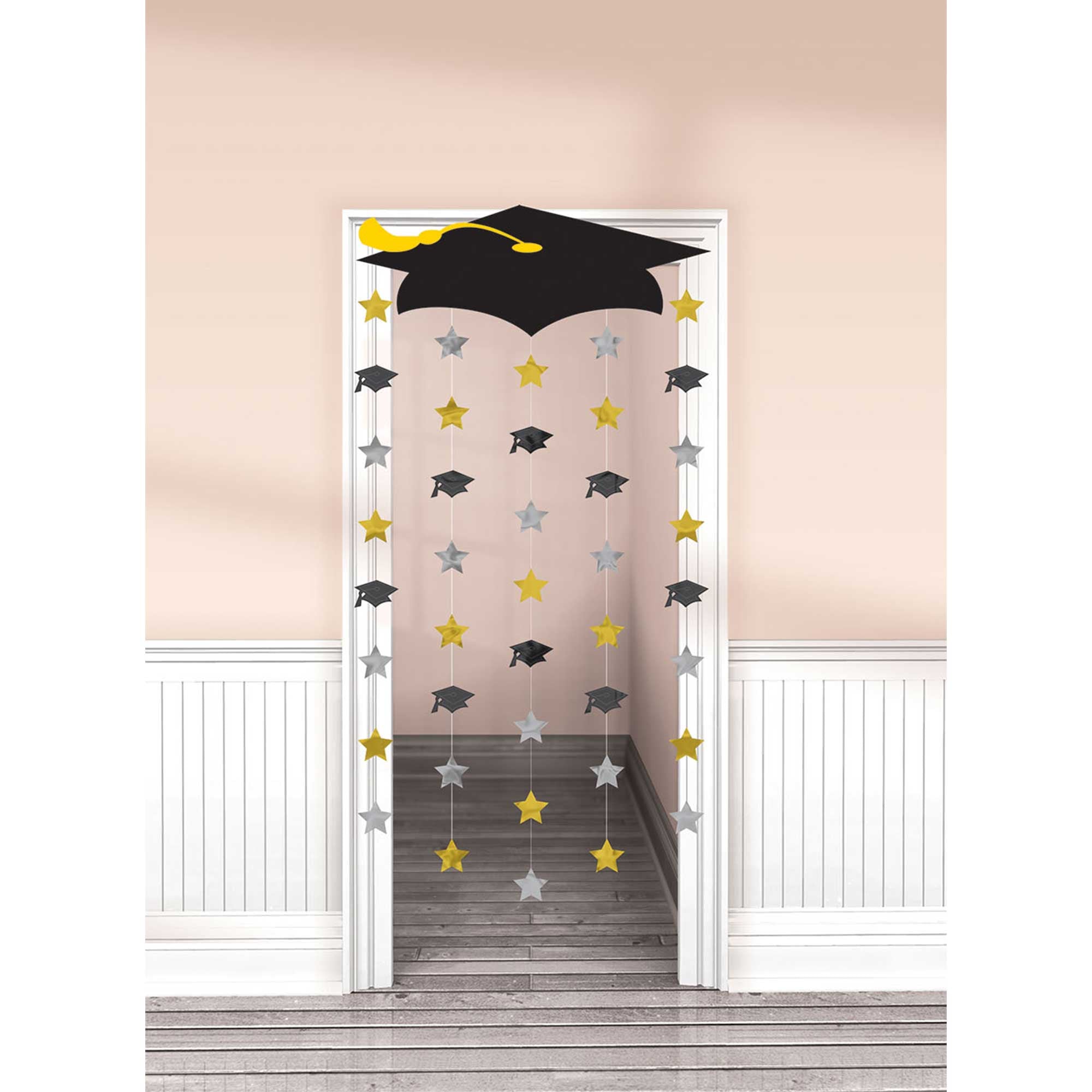 Graduation Cap Doorway Curtain