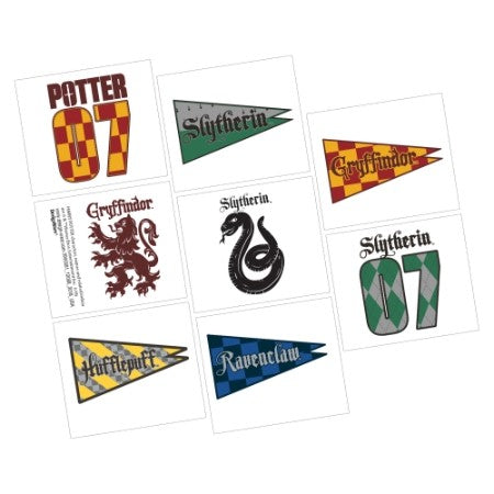 Harry Potter party supplies - temporary tattoo favours 