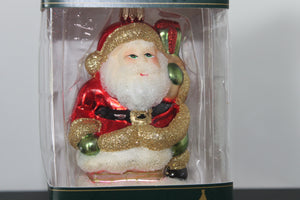 Traditional Christmas Figure - Santa (with chimney)