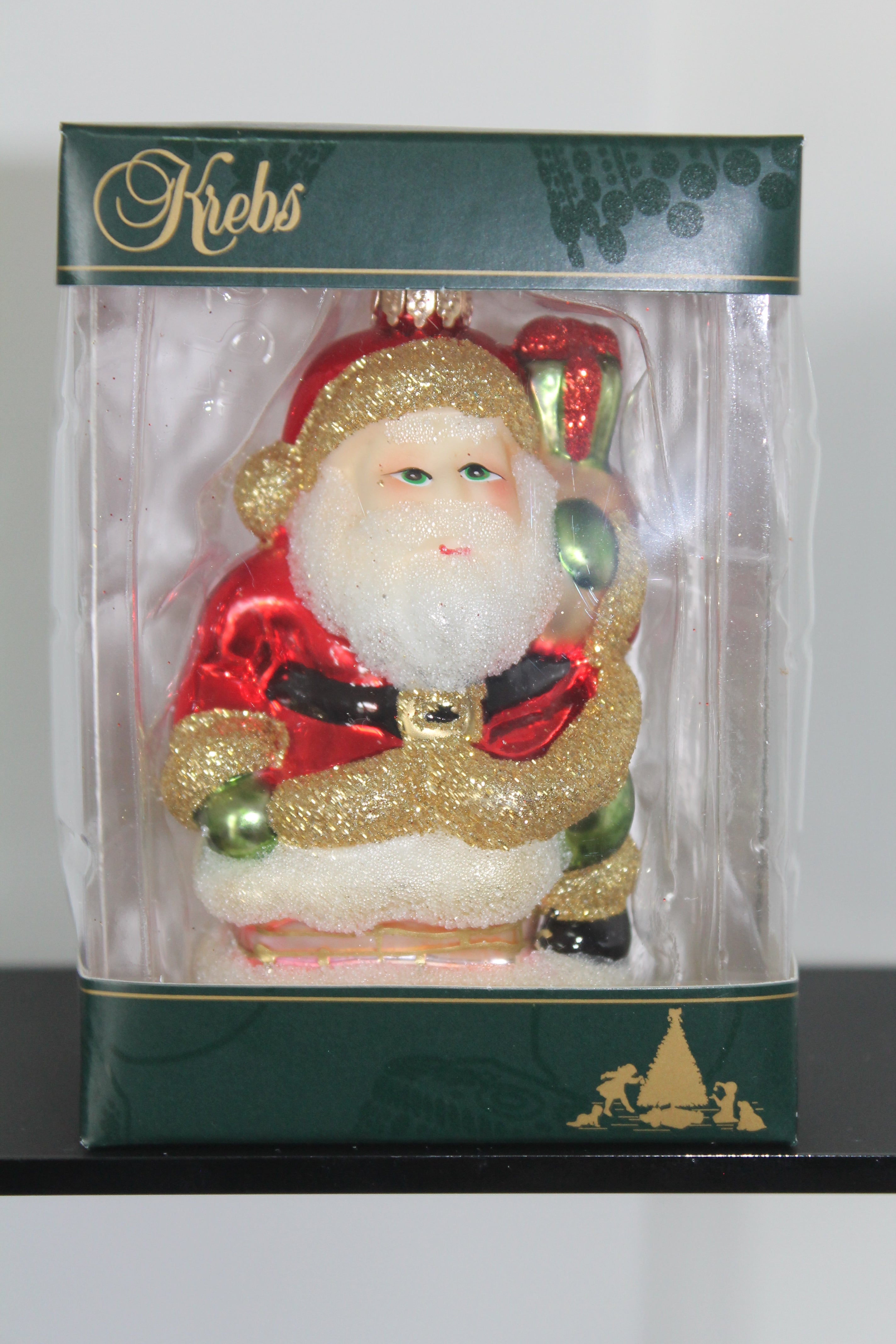 Traditional Christmas Figure - Santa (with chimney)