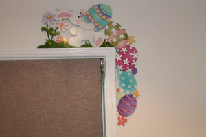 timber hand painted door wraps, right hand side hang down 