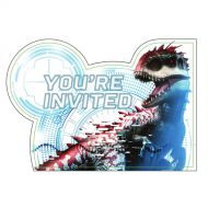 Jurassic world dinosaur party supplies- party invitations 