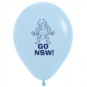 NSW blues latex balloons