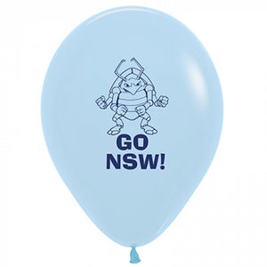 NSW blues latex balloons