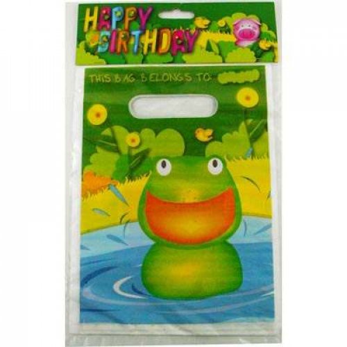party animals plastic loot bags 