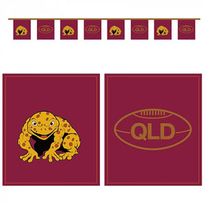 QLD maroons pennant banner
