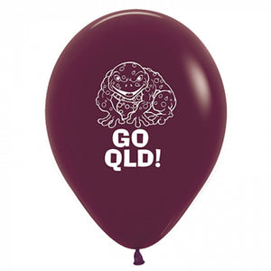 QLD Maroons latex balloons with canetoad