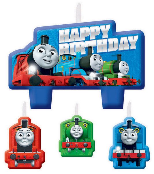 Thomas the tank engine candle pack.