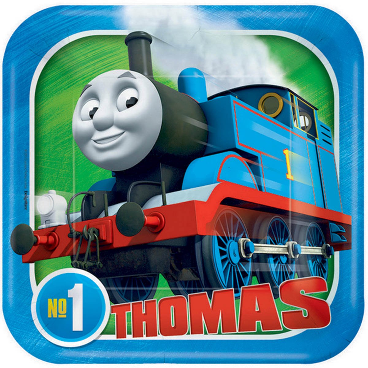 Thomas the tank engine cake or child size party plates. 
