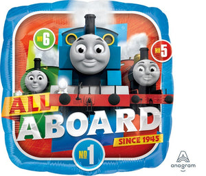 Thomas and friends All Aboard foil helium quality balloon 
