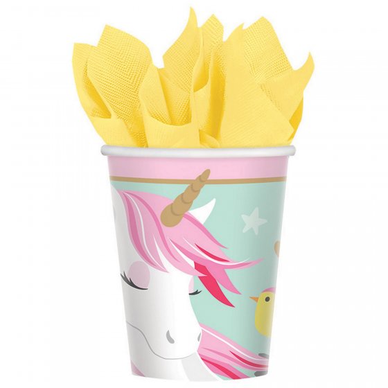 Magical Unicorn party supplies - paper party cups 