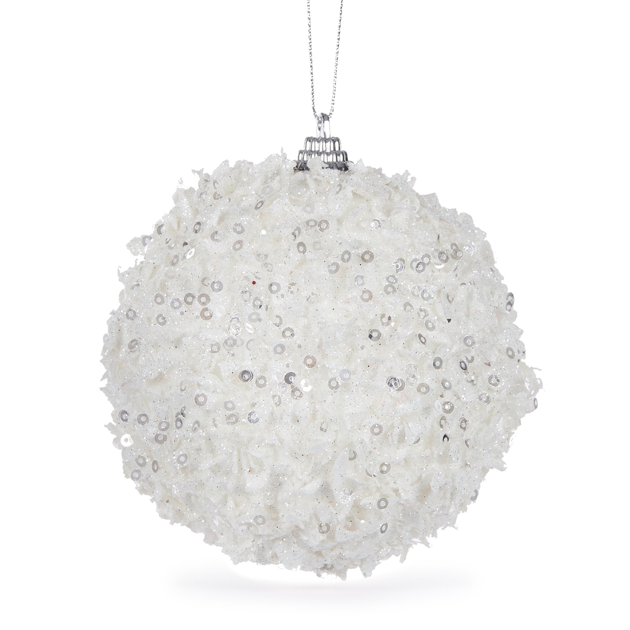 White Sprinkle Bauble