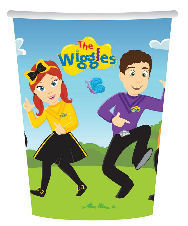 The Wiggles party supplies- paper cups 