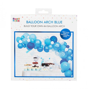 Beautiful blue multi tone coloured DIY balloon garland kit