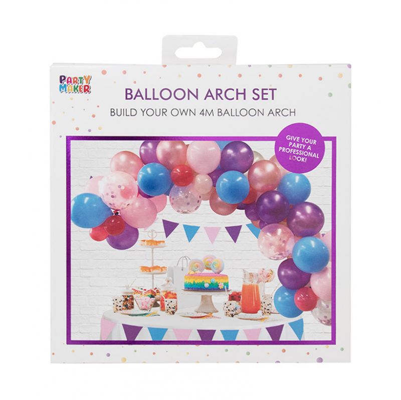 Beautiful mermaid multi coloured DIY balloon garland kit 