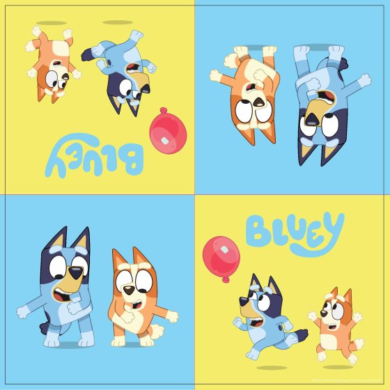 Bluey party supplies - napkins 