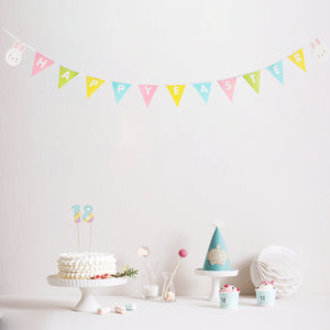 Happy Easter bunting - easter decorations 