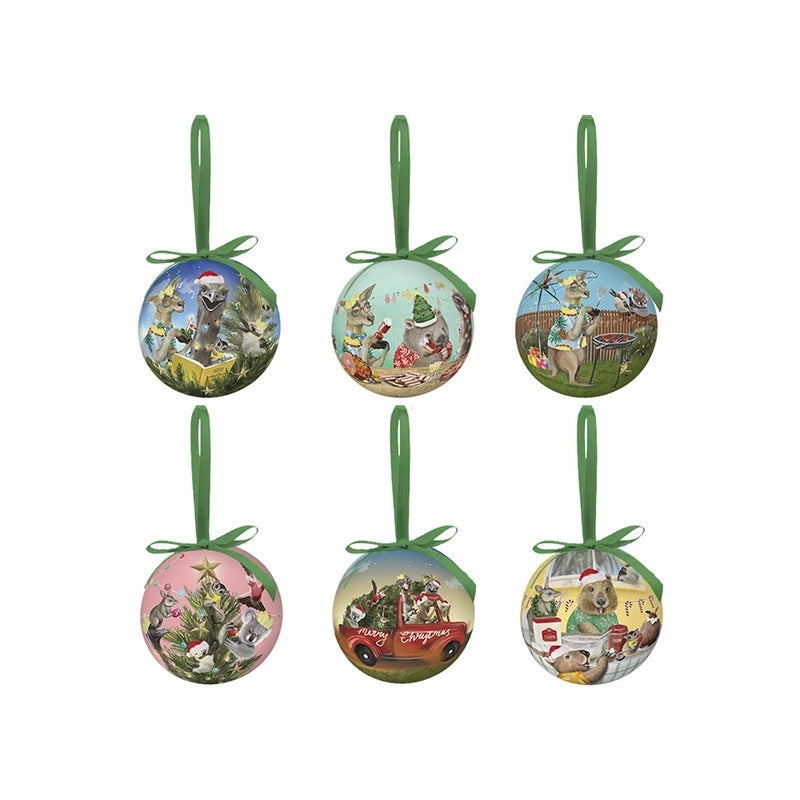 Mini Australian Summer Bauble Set - Festive Holidays