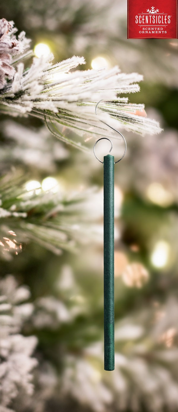 Scentsicles stick hanging in a tree - scented ornaments 