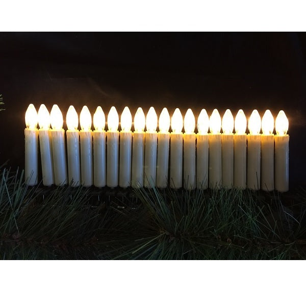 small clip on candle Christmas lights