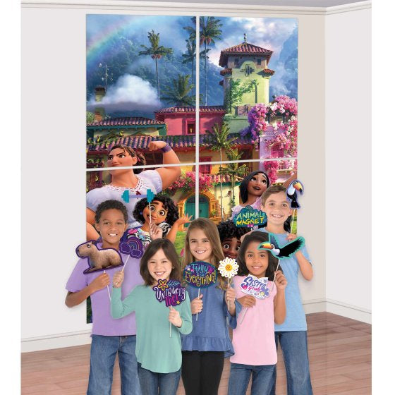 Encanto party supplies - scene setter wall decoration and photo props