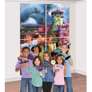 Encanto party supplies - scene setter wall decoration and photo props