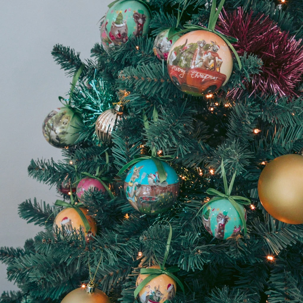 Mini Australian Summer Bauble Set - Festive Holidays
