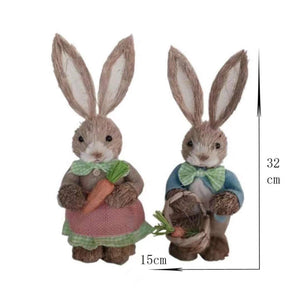 Rosie And Robby Rabbit Rosie and Robbie Easter bunny décor – Christmas and More Party Store