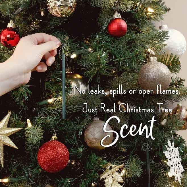 Christmas tree scented tree ornaments - cinnamon scent