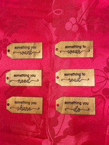 Timber Reusable Gift Tags