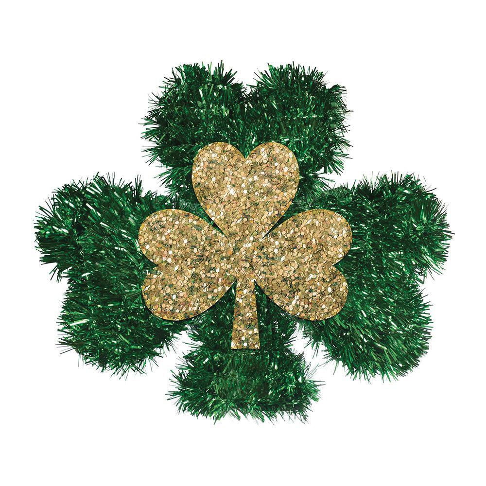 St Patrick's Day 3D Tinsel Shamrock