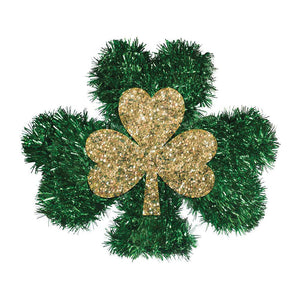 St Patrick's Day 3D Tinsel Shamrock