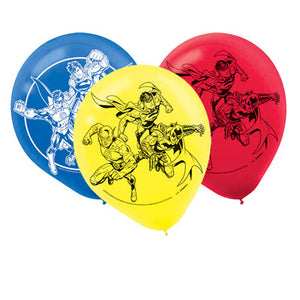 The Justic League party supplies - latex balloons 