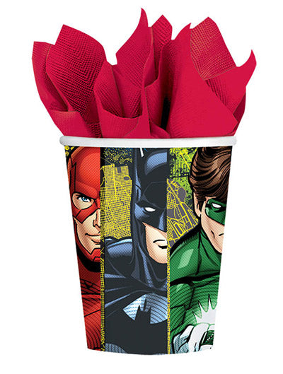 The Justic League party supplies - paper cups 