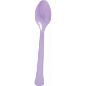 Pastel purple party supplies - lavender spoons 