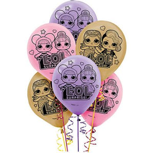 LOL surprise party supplies - latex balloon party decorations 